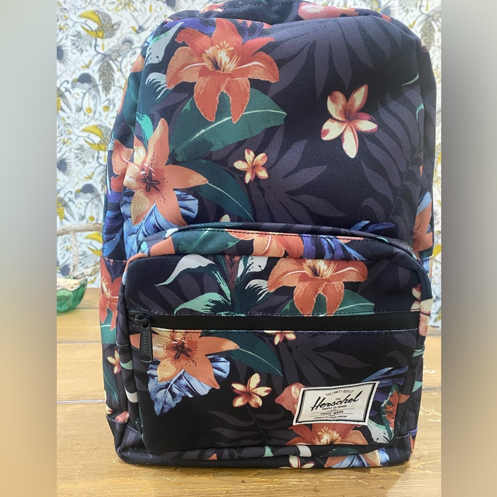 Herschel Backpack - Hawaiian Floral Print, Holds 15” laptop